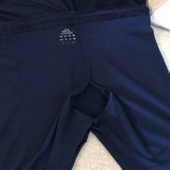Adidas Navy Blue Athletic Shorts - Picture 11 of 14